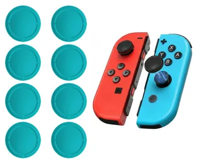 Produktbild von 8x Rutschfeste Daumen Kappen für Nintendo Switch / Lite / OLED Gaming Zubehör