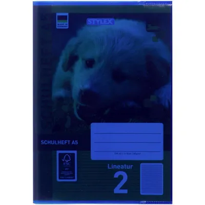 Produktbild von 25 Heftumschläge DIN A5 transparent blau
