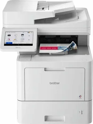Produktbild von Brother MFC-L9630CDN - Multifunktionsdrucker - Farbe - Laser - A4/Legal (Medien) - bis zu 40 Seiten/Min. (Kopieren) - bis zu 40 Seiten/Min. (Drucken) - 620 Blatt - 33.6 Kbps - USB 2.0, Gigabit LAN, USB-Host, NFC