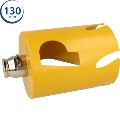 Produktbild von PRO-FIT Multi-Purpose-Lochsäge Ø130mm mit 152mm Nutzlänge - ohne Führungszapfen - mit Click&Drill Aufnahme