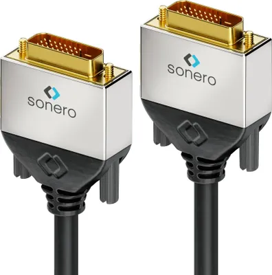 Image de SONERO Câble DVI Premium, 7,5 m, Dual Link, mâle/mâle (24+1)