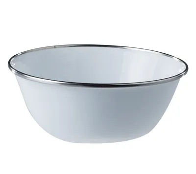Produktbild von Suppenschüssel Emaille weiß neu