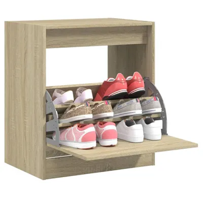 Obrázek produktu pro Botník Sonoma dub 60x42x69 cm Materiál na bázi dřeva