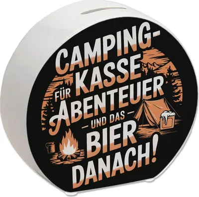 Produktbild von Camping-Kasse Abenteuer Spardose
