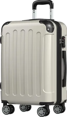 Produktbild von TRVLMORE Handgepäck Koffer - 45L - TSA Zahlenschloss - Leichtgewicht - Erweiterbar - Trolley - 54x36x22cm - Champagner