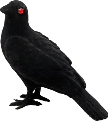 Obrázek produktu pro Halloweenská dekorace 19 cm černý havran