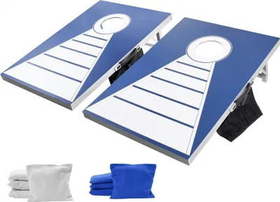 Produktbild von Cornhole Set - Tragbares Spielbrett aus Aluminium - 8 Sitzsäcke - Abmessungen 915x610mm