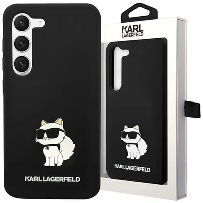 Produktbild von Karl Lagerfeld Silicone Choupette - Case für Samsung Galaxy S24 (schwarz)