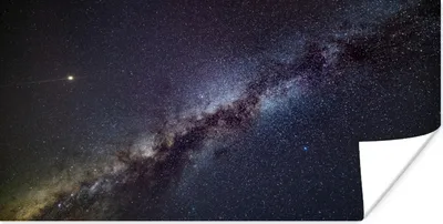 Produktbild von MuchoWow® Poster Mars in der Milchstraße 120x60 cm - Bild
