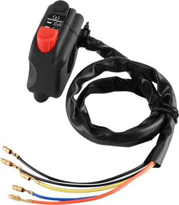 Obrázek produktu pro 7/8 palcový motocykl Motocyklová řídítka Montáž vypínače s připojovacími vodiči