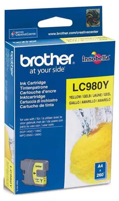 Obrázok produktu pre Brother LC980Y žltá kazeta do tlačiarne