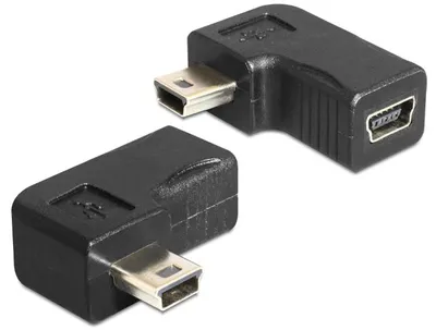 Produktbild von DeLOCK 65448, USB-B mini, USB-B mini, Schwarz