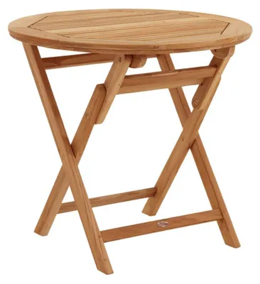 Produktbild von Klapptisch Turin 80 x 74 x 80 cm Teakholz Natur