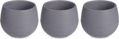 Obrázok produktu pre Samozavlažovacie plastové kvetináče, Ø 14 cm, sada 3 ks