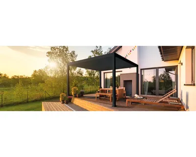 Produktbild von Pergola Sorara Outdoor Living Mirador Deluxe 300 x 400 x 250 cm Metall schwarz