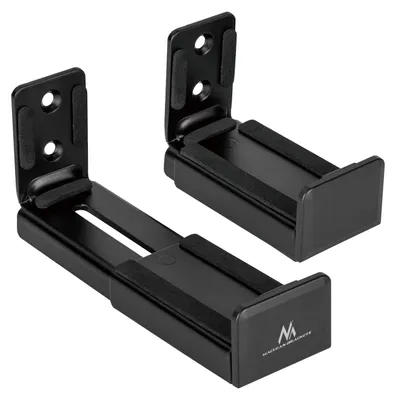 Obrázok produktu pre Nastaviteľný držiak na stenu pre soundbar – MC-932 – Maximálna nosnosť 15 kg – Čierna farba