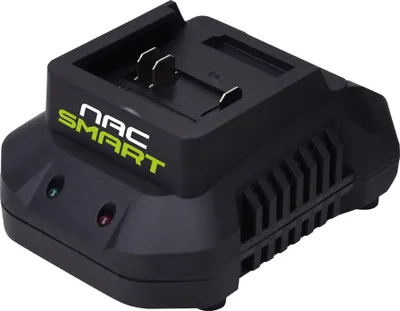 Produktbild von NAC SMART Schnellladegerät für 20V Akkus NSFC20V-20V | 2.4A System-Ladestation für Elektrowerkzeuge und Gartengeräte | Kompatibel mit 2Ah 4Ah 6Ah Akku