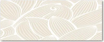 Produktbild von Tulup® Glas-Bild Wandbild aus Glas - 125x50 - Wandkunst - Wandbild hinter gehärtetem Sicherheitsglas - Dekorative Wand für Küche & Wohnzimmer  - Blumen & Pflanzen - Blätter Muster - Beige