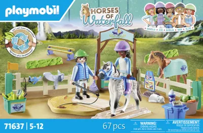 Produktbild von 71637 Horses of Waterfall Moderne Reitschule, Konstruktionsspielzeug