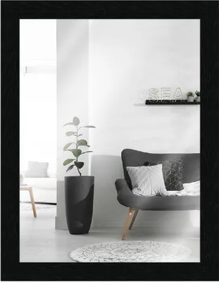Produktbild von MendeFrames Wandspiegel H970 schwarz gemasert 70x100 cm