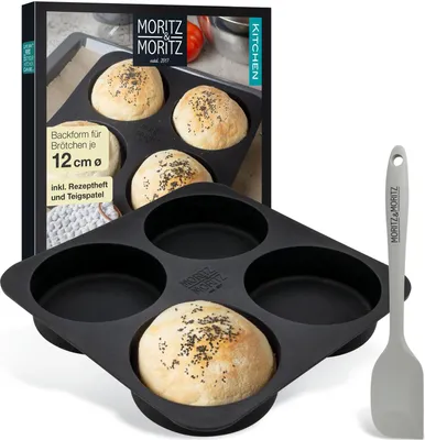 Immagine prodotto di Stampo per hamburger in silicone Moritz & Moritz