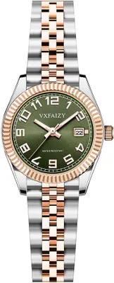 Produktbild von Watch Für Damen Klassiker Damen Einfach Lesbare Zeitkalender Armbanduhren für wasserdichte mit Präzise Zeitmessung Alltagstaugliche Wasserdichtigkeit