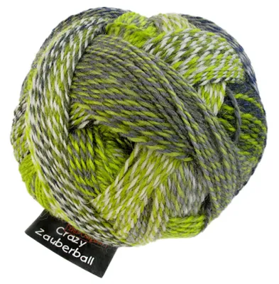 Produktbild von Schoppel Zauberball Crazy,Sockenwolle,100g,75%Schurwolle/25% Polyamid, Fb. 2204 Grüne Woche