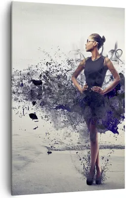 Produktbild von Bild auf Leinwand - Leinwandbild - Einteilig - Afrika modell schönheit komposition - 80x120cm - Wand Bild - Wandbilder - Leinwanddruck - Wanddekoration - Leinwand bilder - Wandbild - PA80x120-2623