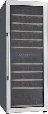 Produktbild von PKM WKS72-2 Weintemperierschrank, 193 L, Für 72 Flaschen, 42 dB, Wechselbarer Türanschlag