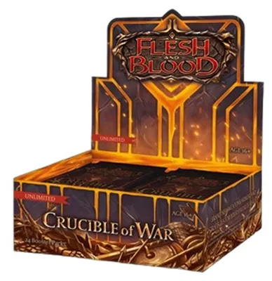 Produktbild von Flesh and Blood CRU-U Crucible of War - Unlimited Booster Box