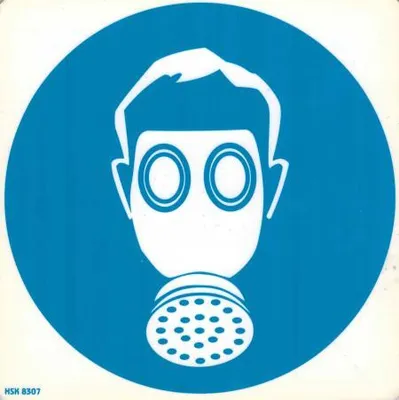 Produktbild von Hinweis- Schild - Atemschutz - Gr. 20 X 20 cm - 308307