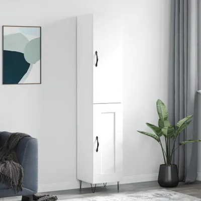 Zdjęcie produktu dla vidaXL Tablica biała 34,5x34x180 cm Materiał drewnopochodny