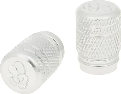 Produktbild von Ventilkappen Set Peace silber - universal