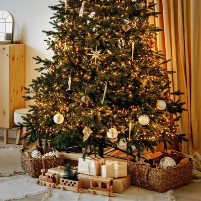 Produktbild von ECD Germany LED Cluster Lichterkette Außen Innen 19,9 m Weihnachtsbeleuchtung, LED Büschellichterkette Weihnachten, wetterfest 1536 LED Warmweiß Timer