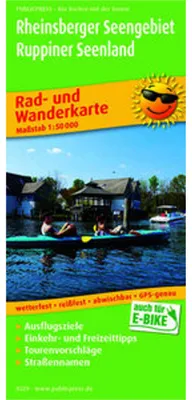 Produktbild von Rheinsberger Seengebiet - Ruppiner Land 1:50 000