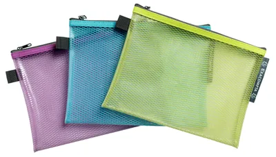 Produktbild von Exacompta 12x Transparente Tasche/Etui, RC-PP, Pop'N Co - sortiert - 38140E
