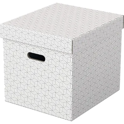 Zdjęcie produktu dla Esselte 628288 3 Esselte Home Aufbewahrungsboxen 33,0 l weiß 32,0 x 36,5 x 31,5 cm