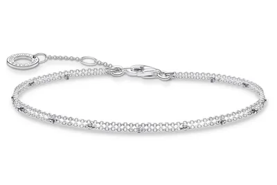 Produktbild von Thomas Sabo A1997-001-21 Armband Damen Doppel Silber 19 cm