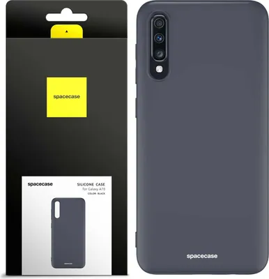 Obrázok produktu pre Silikónový obal SPACECASE Silikónový obal pre Galaxy A70 Black