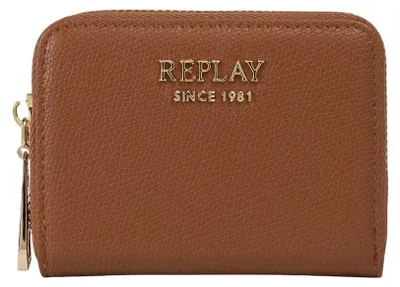 Imagen del producto de REPLAY monedero Zip Around Wallet Tan marrón claro
