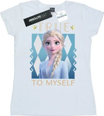 Produktbild von Disney - "Frozen 2 True To Myself" T-Shirt für Damen BI21802 (L) (Weiß)
