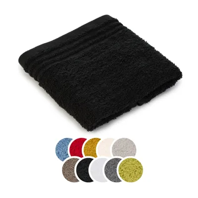 Produktbild von liebling Seiftuch Baumwolle, Serie Frankfurt, 400 gr. / m², 30 x 30 cm, 60 Grad, mit hochw. Borte, saugstark, schwarz