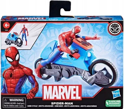 Image de Marvel Spider-Man Web Cycle figure spiderman + moto
