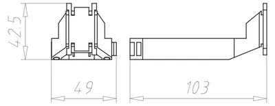 Productafbeelding van Kaiser Betonbau B 1211-00 Prefix - Systeemvleugelset, 2-delig