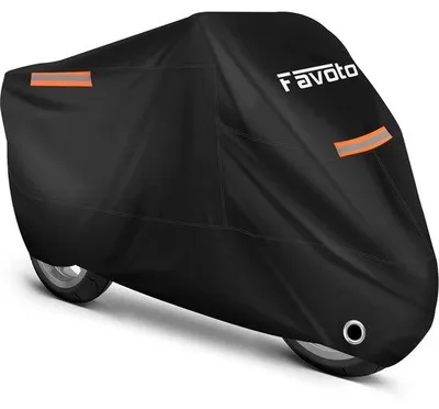 Obrázek produktu pro Vodotěsný kryt motoru z materiálu 210T Oxford, odolný proti UV záření, černý, 295 x 105 x 125 cm, pro celoroční použití
