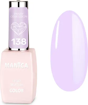 Obrázok produktu pre Manica LED/UV hybridný lak na nechty 10 ml - Pansy Obsession - 138