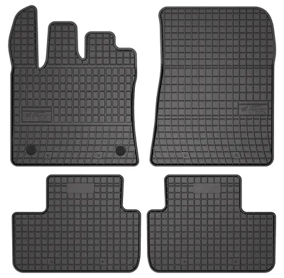 Immagine prodotto di Tappetini auto in gomma adatto per Renault Captur II (2020-, crossover) neri, set 4 pz, con fissaggi