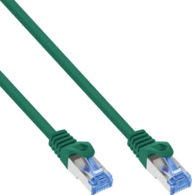 Produktbild von InLine® Patchkabel, Cat.6A, S/FTP, TPE (LSZH), CCA, grün, 5m