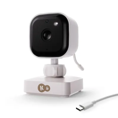 Immagine prodotto di Kinderkraft NITEEYE TRAVEL, telecamera di ricambio per baby monitor, telecamera aggiuntiva per neonati, risoluzione Full HD, modalità notturna, colore bianco