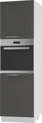 Immagine prodotto di Armadio forno KVANTUM 2 porte 60cm corpo e frontale colore selezionabile (Q-D14/RU/2D),grafite opaco,bianco